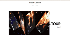 Desktop Screenshot of joakimcarlsson.com